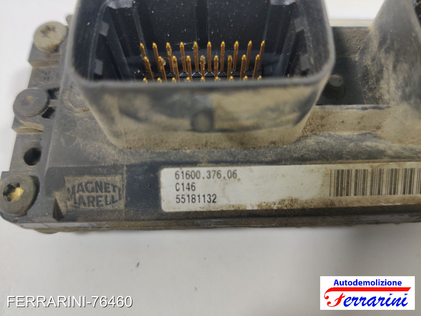 Centralina Motore FIAT PUNTO 188 1.2 60 1999-2010 55181132, 6160037606, IAW59FM3