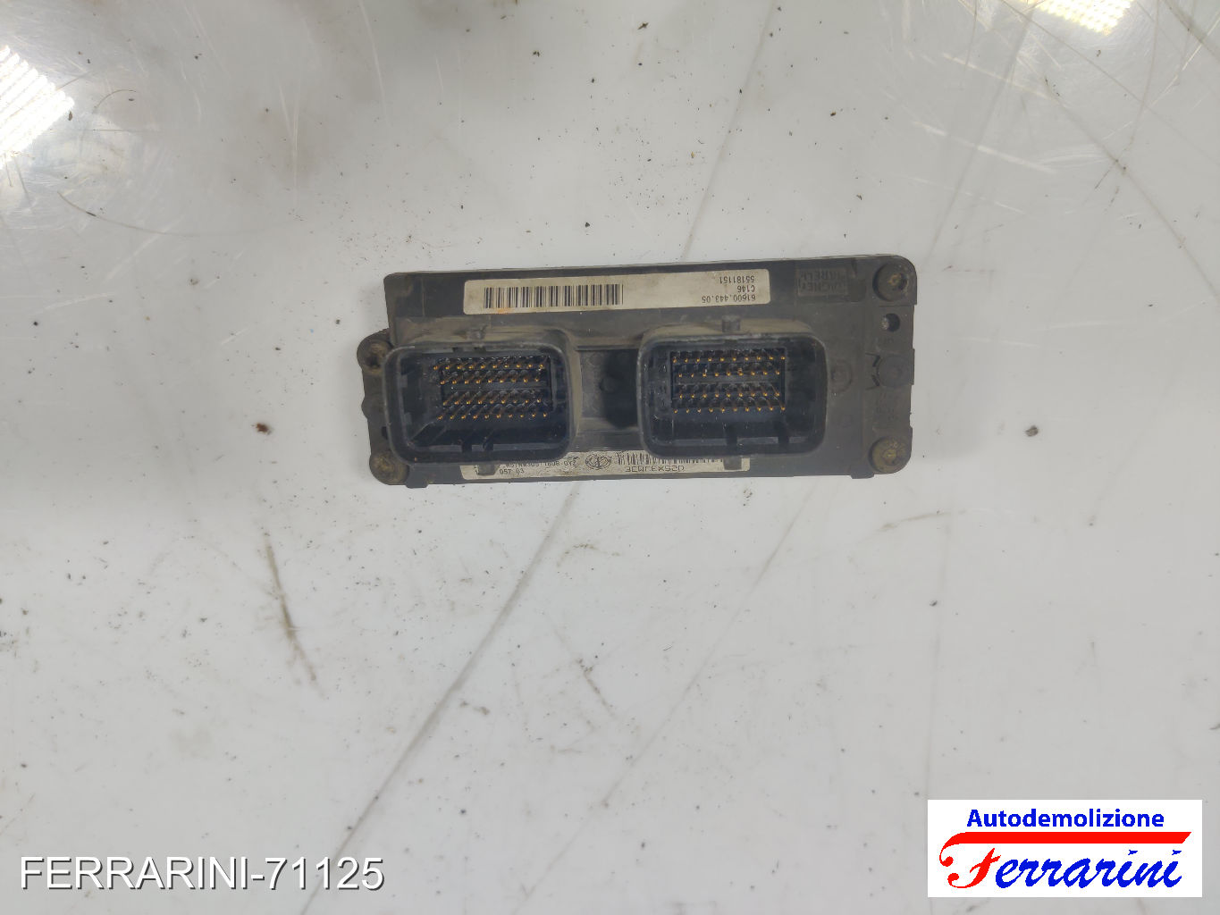 Centralina Motore FIAT PUNTO 188 1.2 60 2000-2009 55181151, 71736339 7