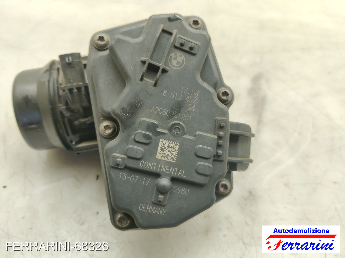 Corpo Farfallato BMW X1 F48 SDRIVE 18D 2015-2023 13548512452, 8512452