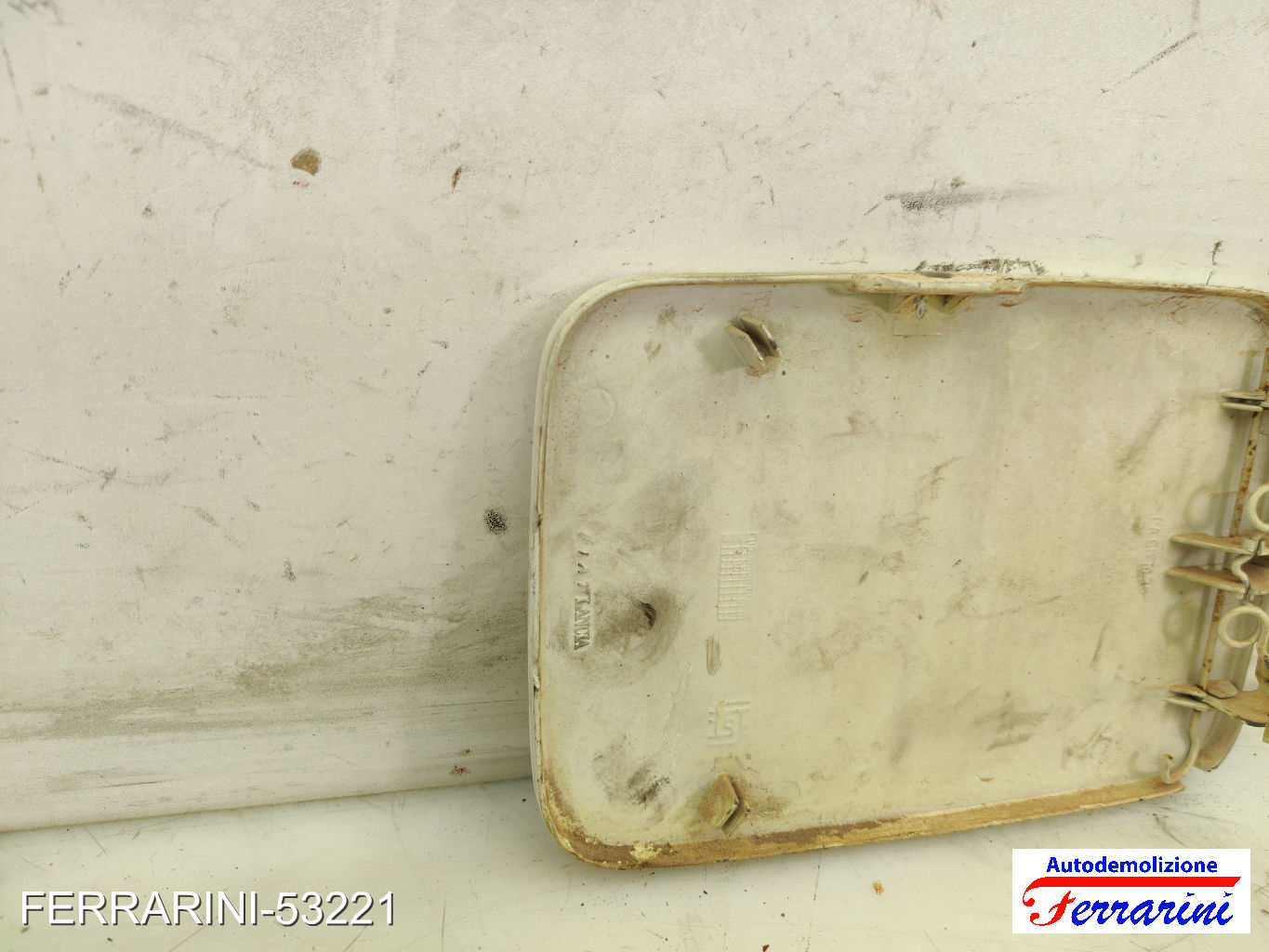 Sportellino Carburante FIAT PANDA 141 1992-1996 249 BIANCO BANCHISA 6