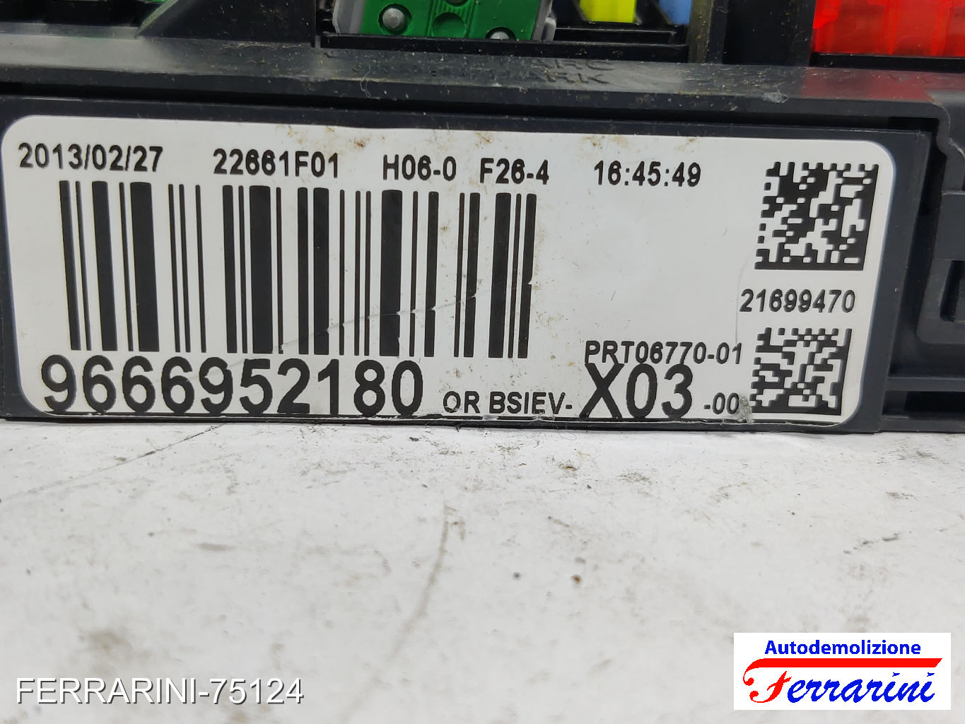 Kit Accensione CITROEN C3 2 SC 1.1I 2009-2013 9666591380 8