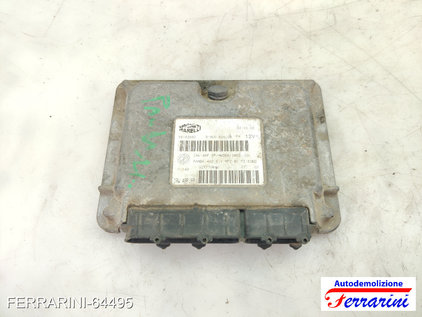 Centralina Motore FIAT PANDA 141 1100 1995-2003 55183582, 55187374, 2ZFP1B6AC