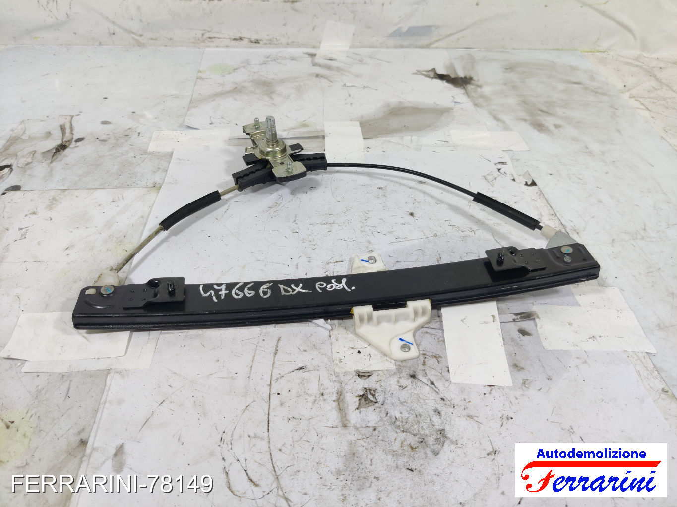 Alzavetro CHEVROLET SPARK M300 2010-2015 destro, dx, posteriore, post 8