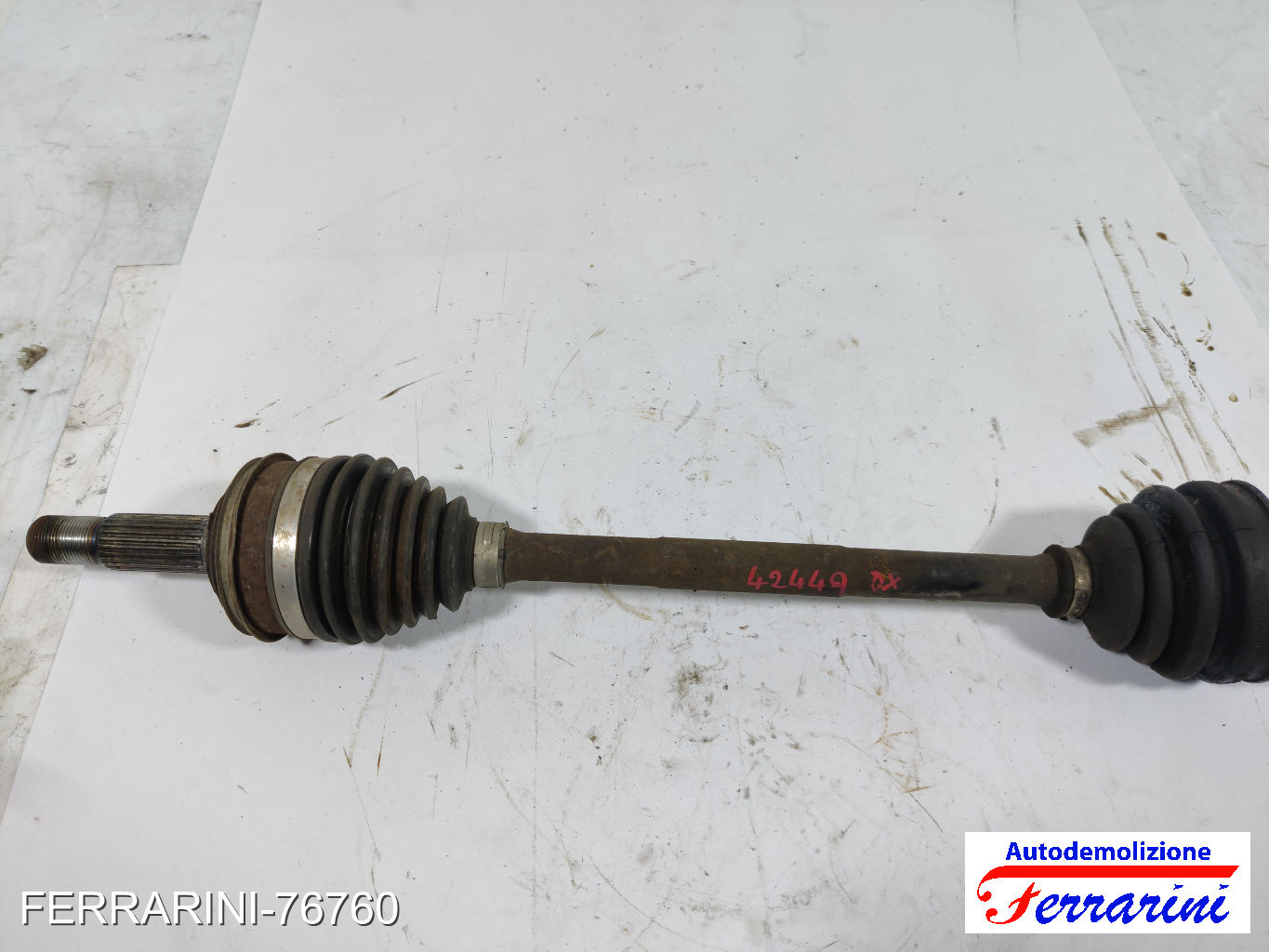 Semiasse TOYOTA IQ J1 1.0 2009-2015 4341074020, 4341074030