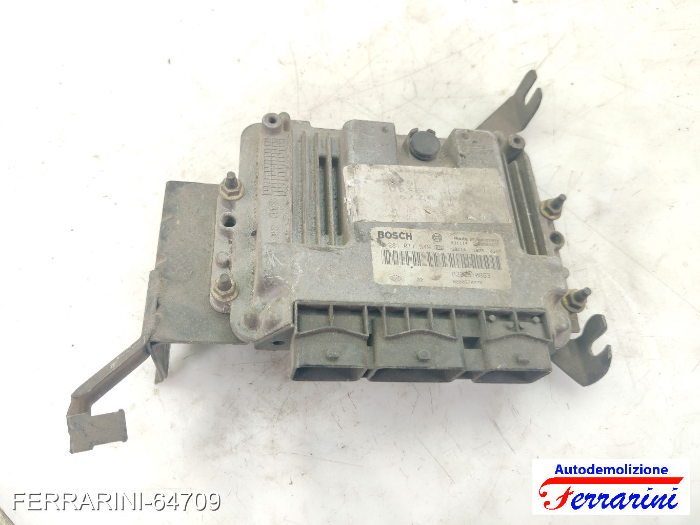 Centralina Motore RENAULT MEGANE 2 KM 1.5 DCI 2003-2009 8200310863, 0281011549