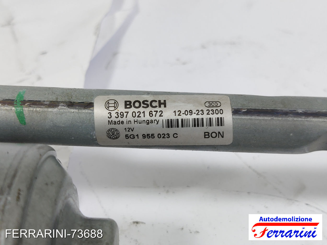 Spazzacqua Motorino Tergicristallo VW GOLF 7 5G1, BE1, BE2, BQ1 2012-2020 6