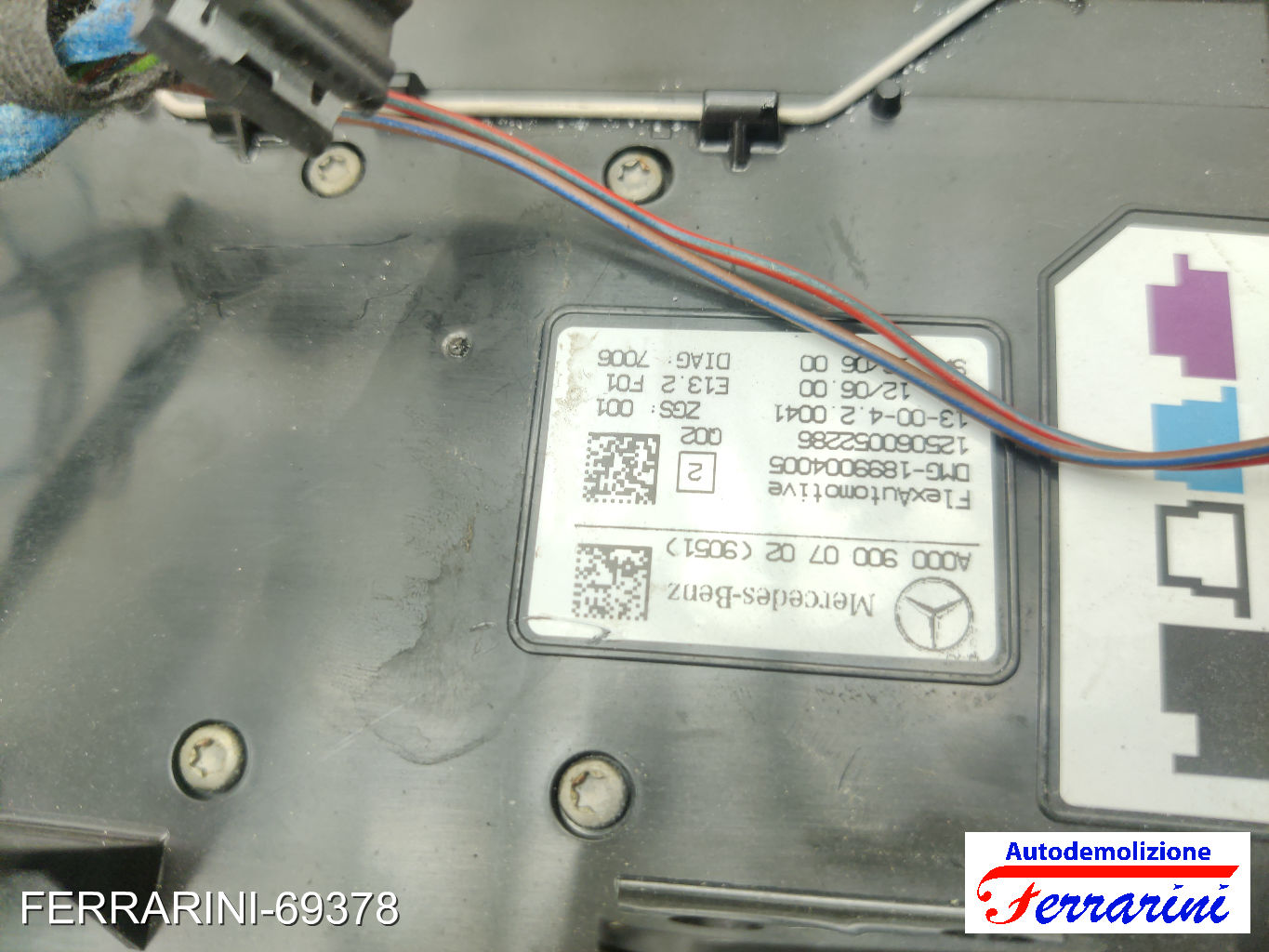 Plafoniera MERCEDES CLASSE B W242, W246 2011-2014 anteriore, frontale centrale 13
