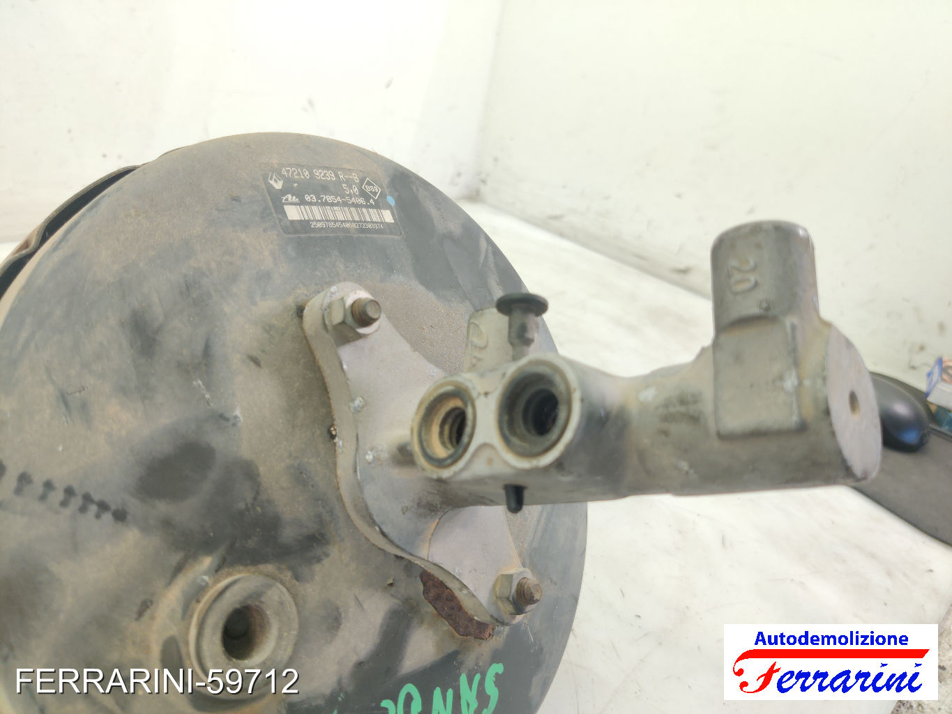 Servofreno DACIA SANDERO 1.6 LPG 2010-2012 472109239R, 03785454064 6