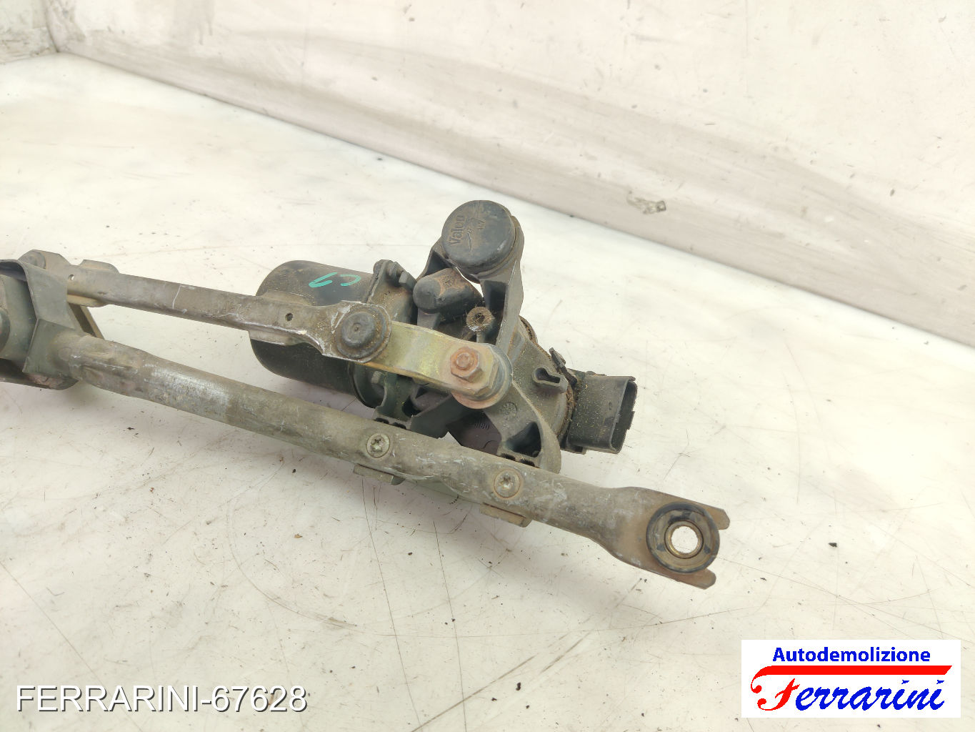 Spazzacqua Motorino Tergicristallo PEUGEOT 107 PM, PN 2005-2014 anteriore 7