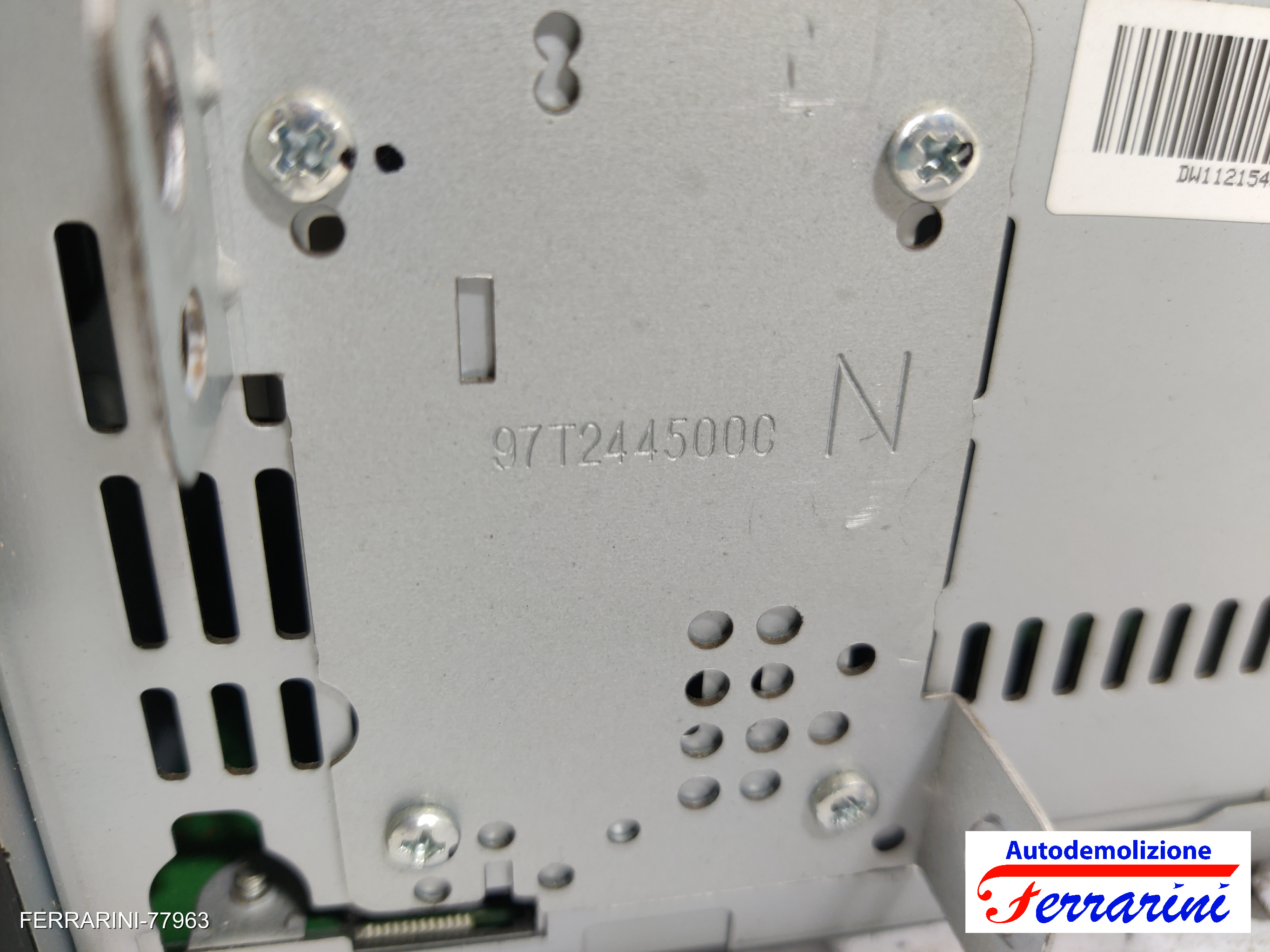 Stereo Radio CHEVROLET SPARK M300 2010-2015 94832768, 97T2444900 8
