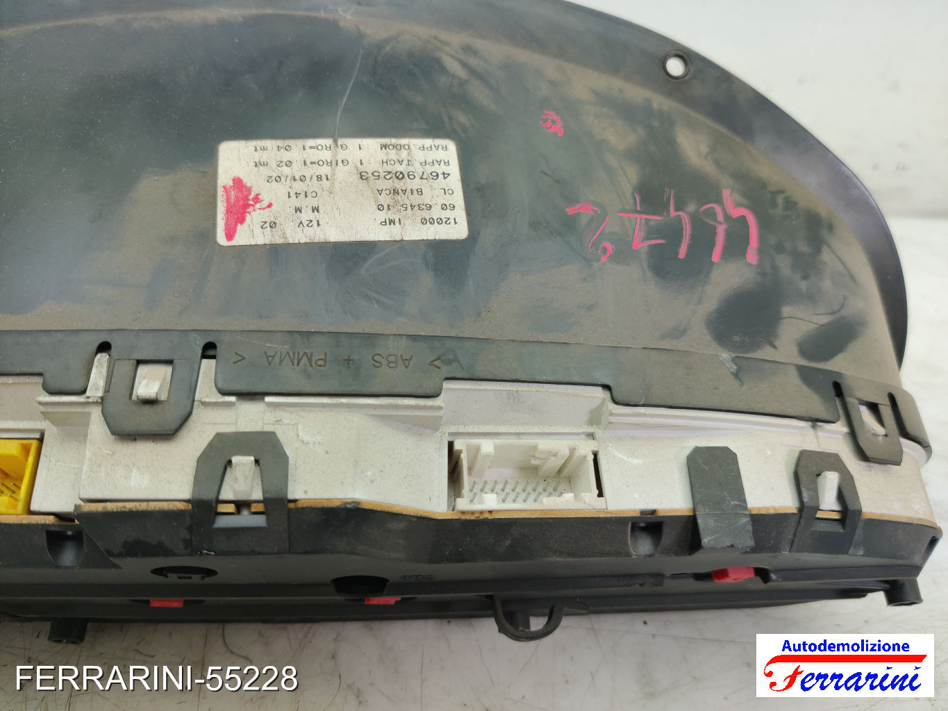 Quadro Contachilometri FIAT MAREA WEEKEND 185 1.9 JTD 110 2000-2002 46790253 6