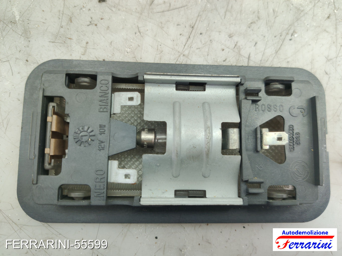 Plafoniera FIAT PUNTO 188 1999-2010 anteriore, frontale centrale, ant 180034060