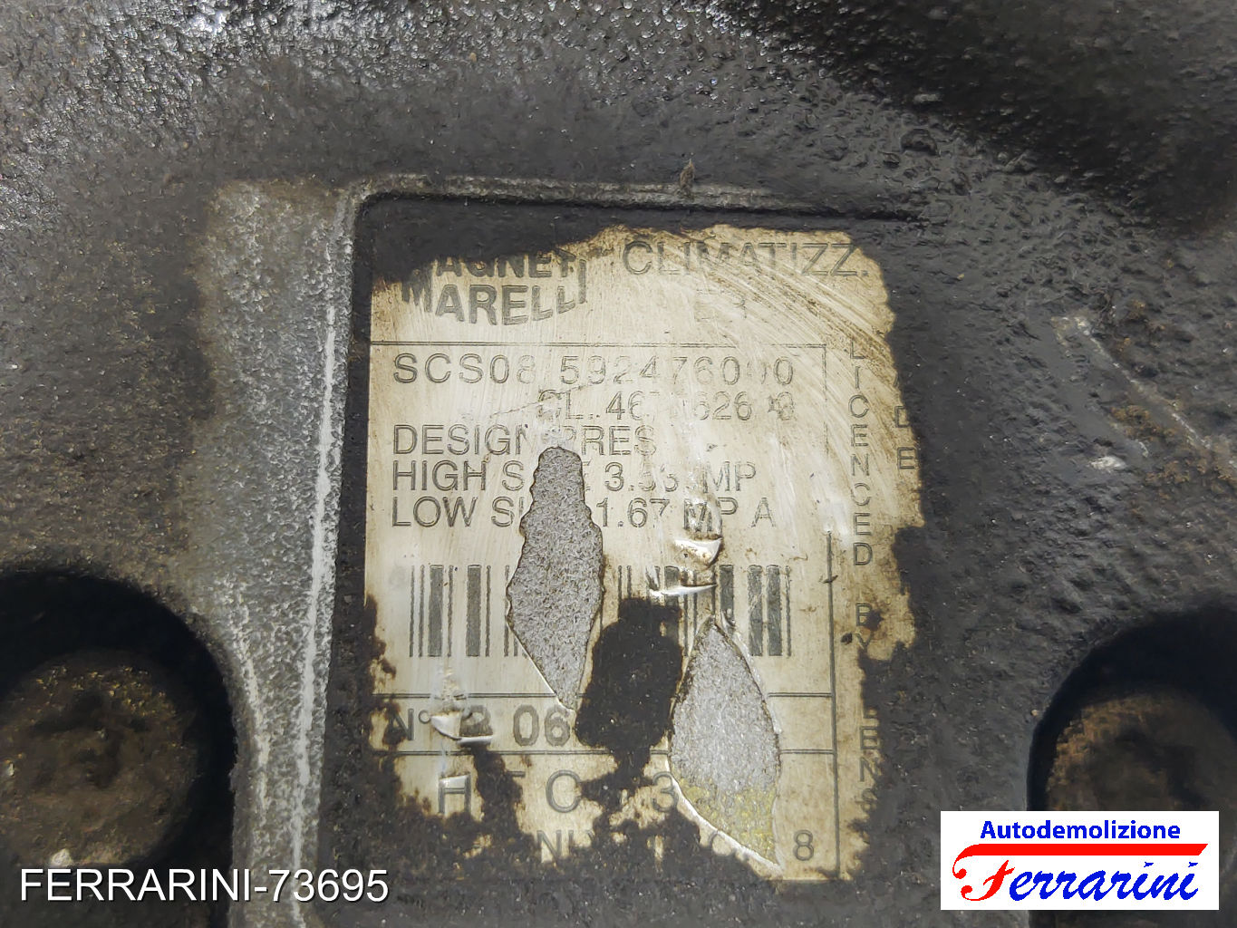 Compressore Clima FIAT PUNTO 188 1.9 JTD 2001-2012