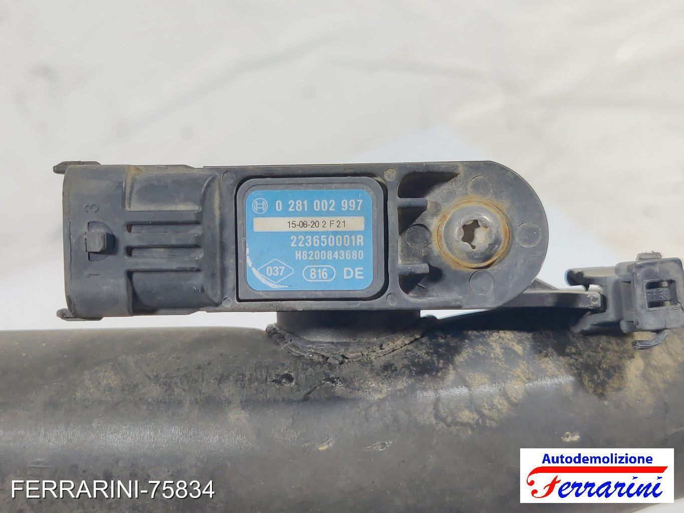 tubo aria aspirazione, intercooler K9K G8 RENAULT SCENIC 3 JZ0/1 1.5 DCI