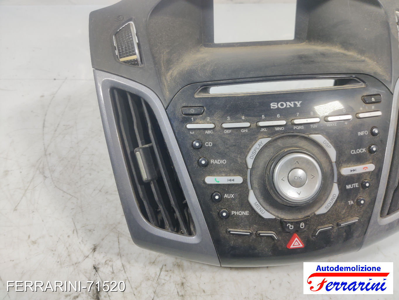 tasteira radio consolle centrale FORD FOCUS 3 TURNIER 2010-2023 BM5T18K811SA 15