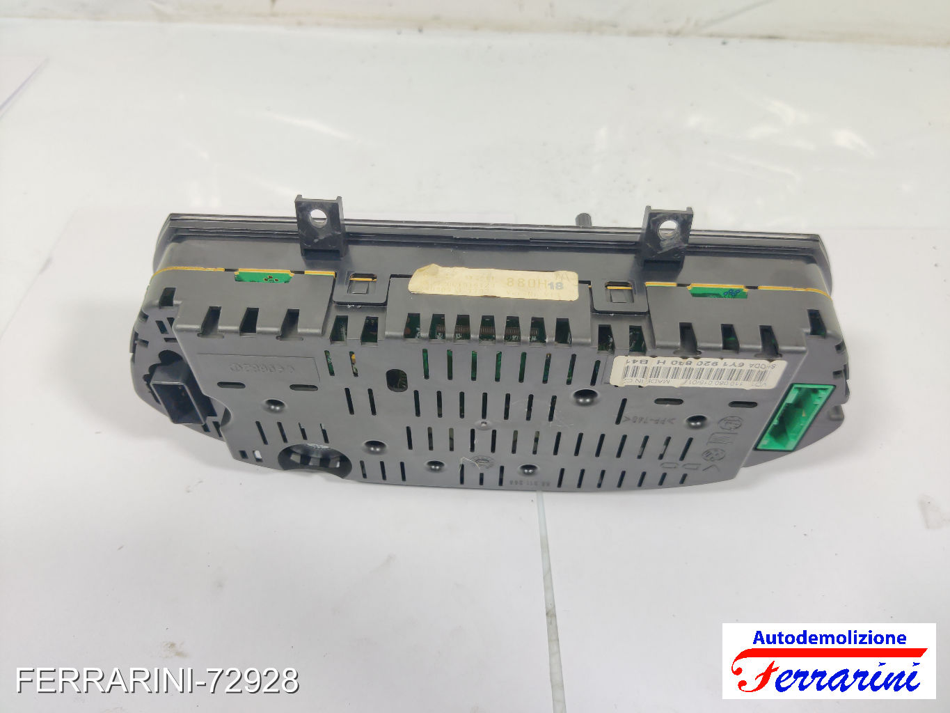 Quadro Contachilometri SKODA FABIA 1 COMBI 6Y5 1.9 TDI 2000-2007 6Y1920880H