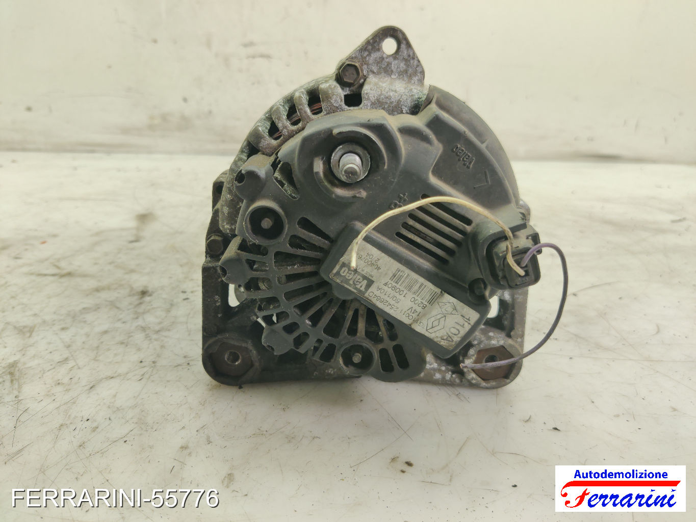 Alternatore RENAULT MEGANE 2 KM 1.5 DCI 2003-2009 8200100907, TG110011 8