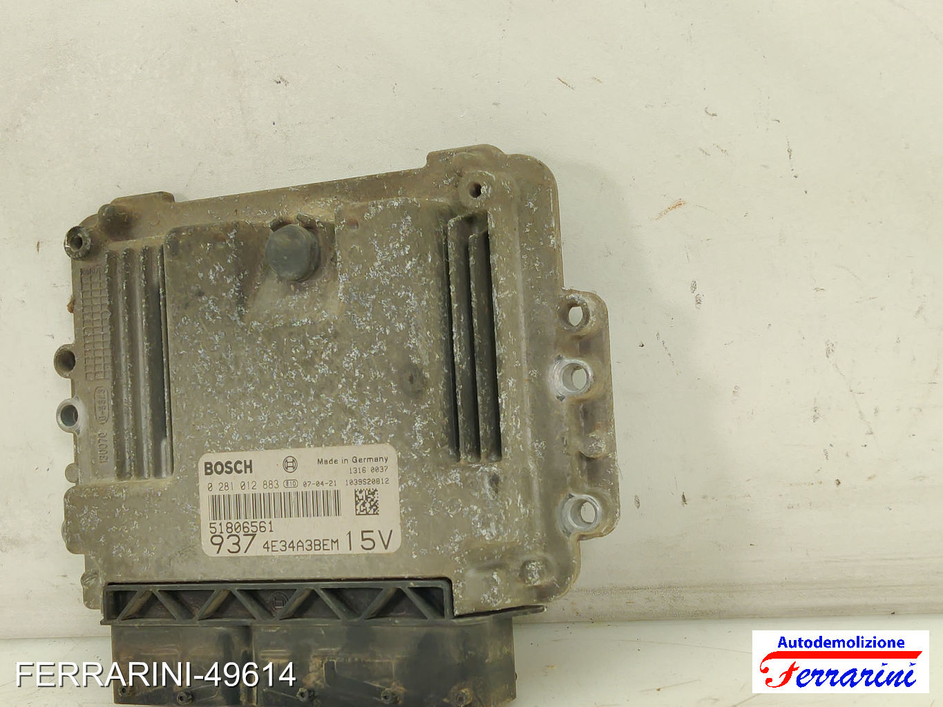 Centralina Motore ALFA ROMEO GT 937 1.9 JTD 2003-2010 0281012883, 55195481 8