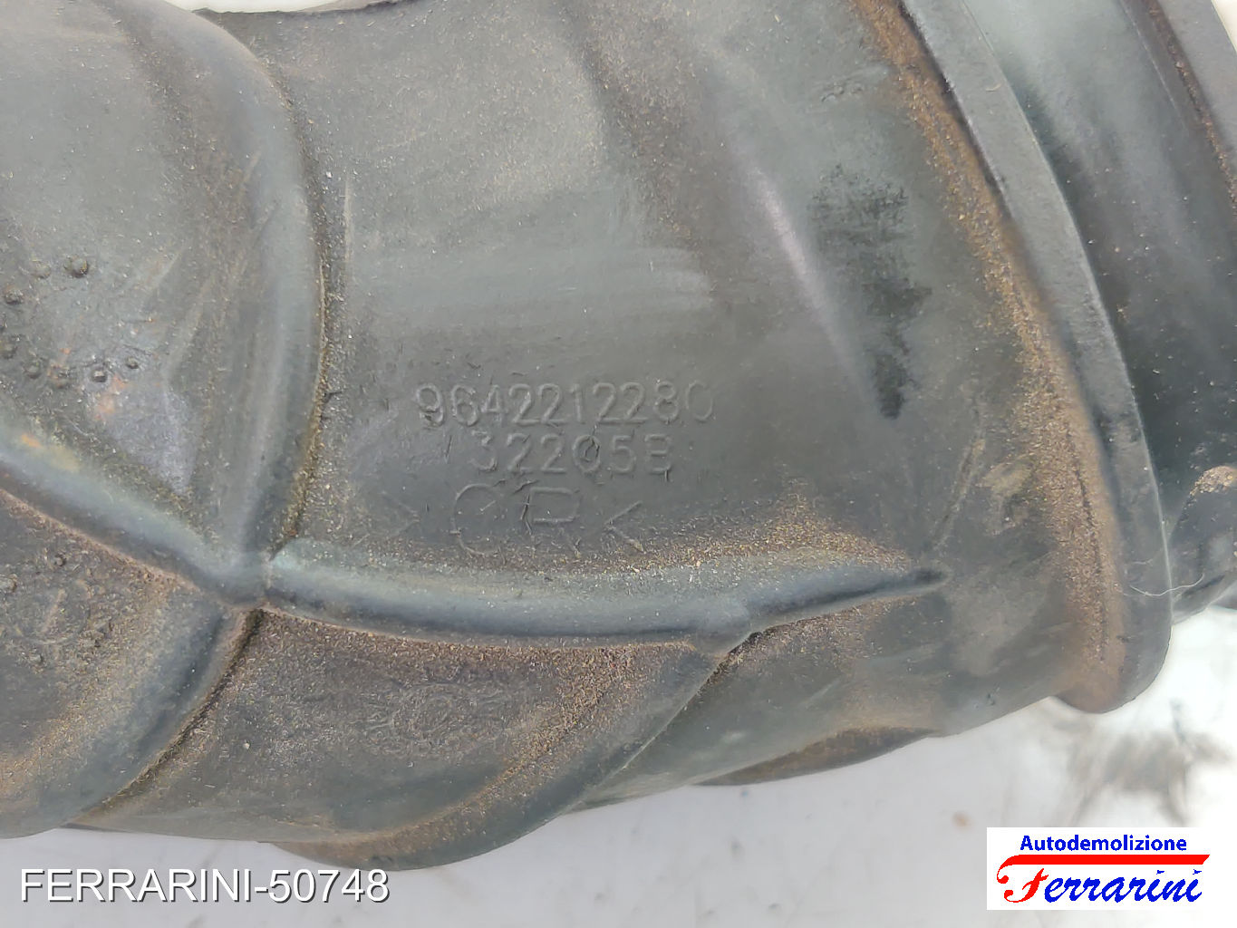 manicotto aspirazione turbo TOYOTA AYGO B1 1.4 HDI 2005-2010 9642212280, 143413