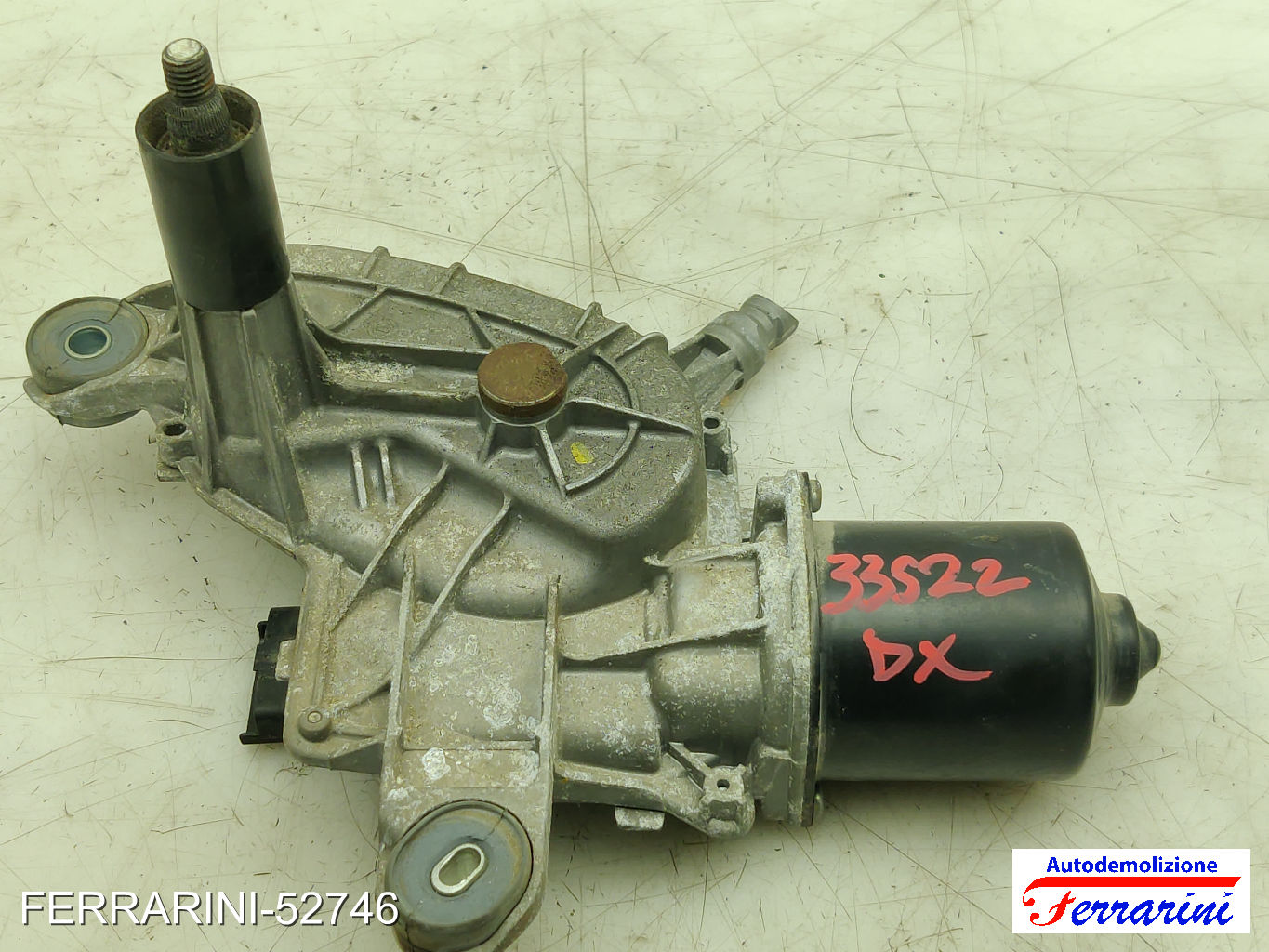Spazzacqua Motorino Tergicristallo CITROEN C4 PICASSO 1 UD 2006-2013 posteriore