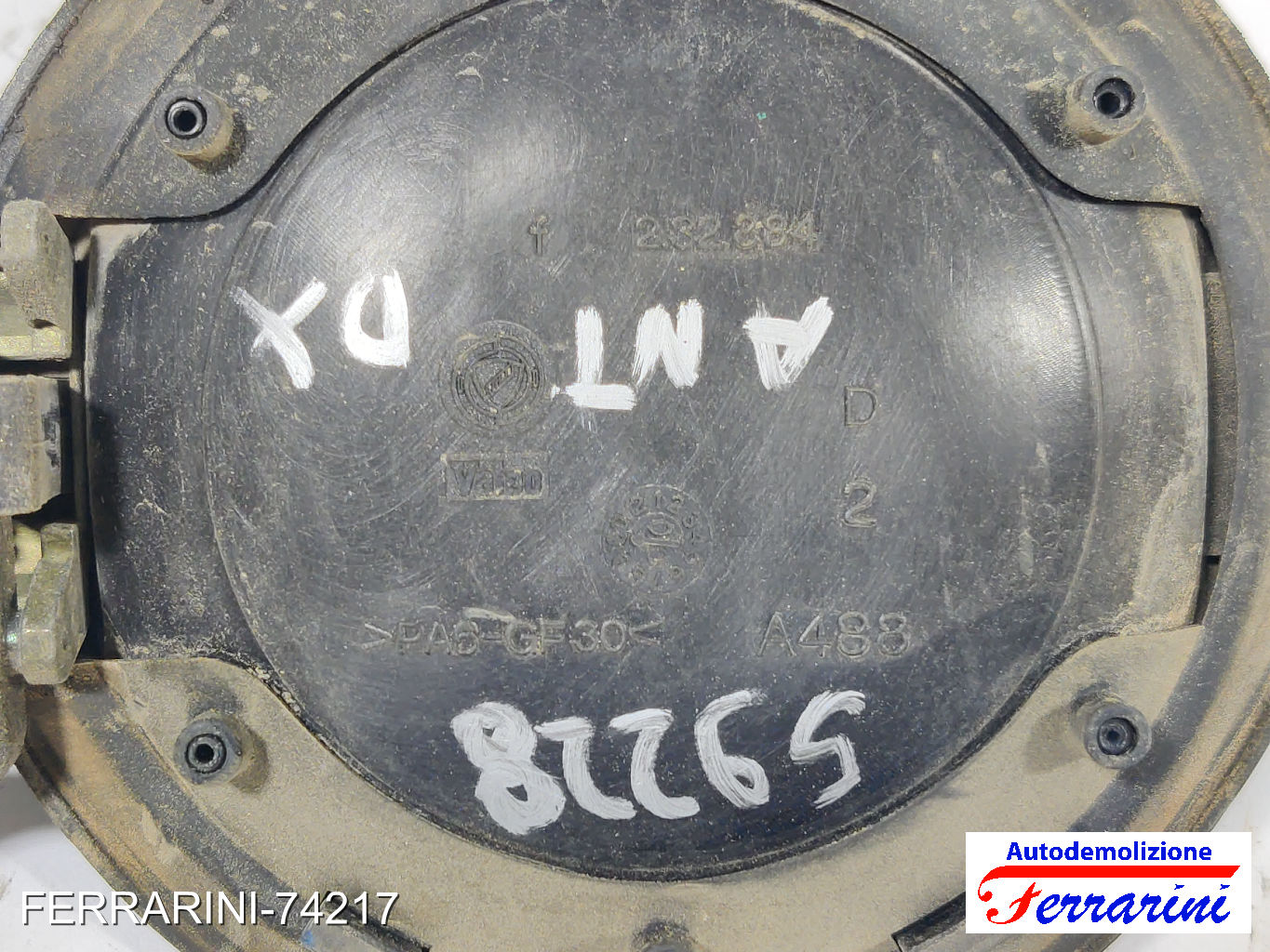 Maniglia Porta Esterna FIAT DOBLO 119, 223 2001-2010 destra, dx, frontale