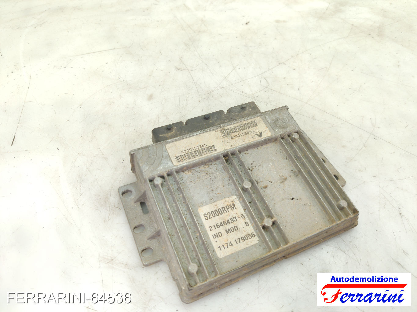 Centralina Motore RENAULT TWINGO 1 C06 1.2 1996-2007 8200153840, 179056
