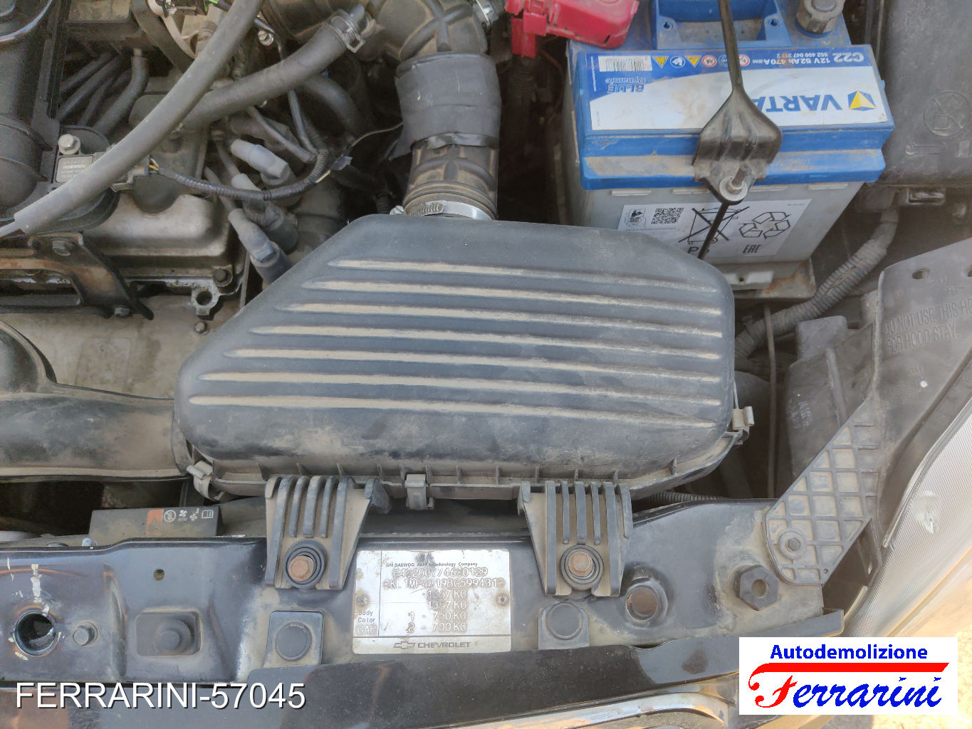 Chevrolet Spark M300 1.0 68CV 2010-2015
