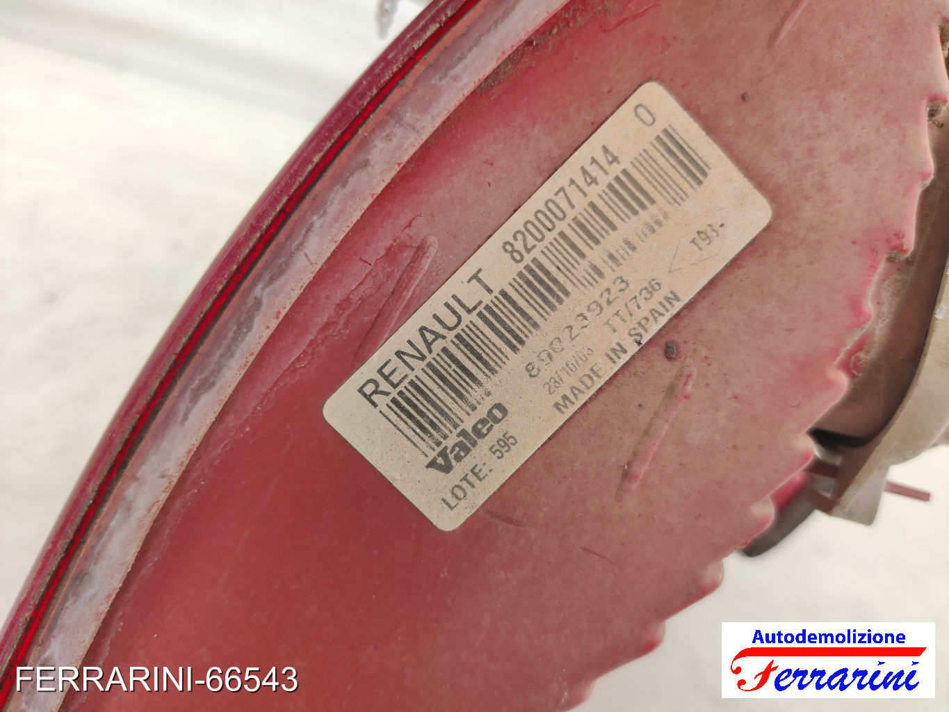 Fanalino Stop Posteriore RENAULT CLIO 2 BB, CB 1998-2010 destro, dx 8200071414 6