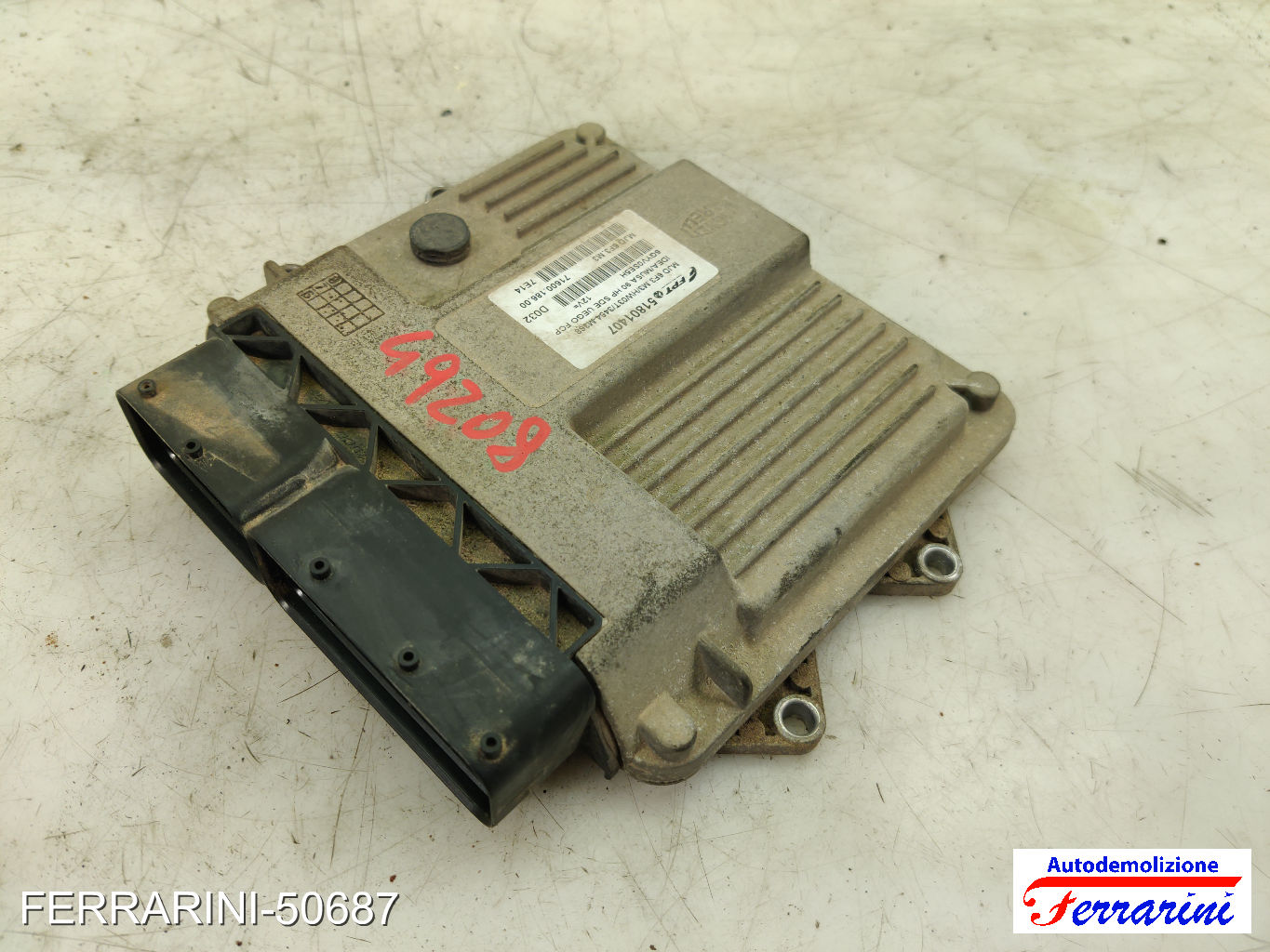 Centralina Motore LANCIA MUSA 350 1.3 D MULTIJET 2006-2012 51801407, MJD6F3M3