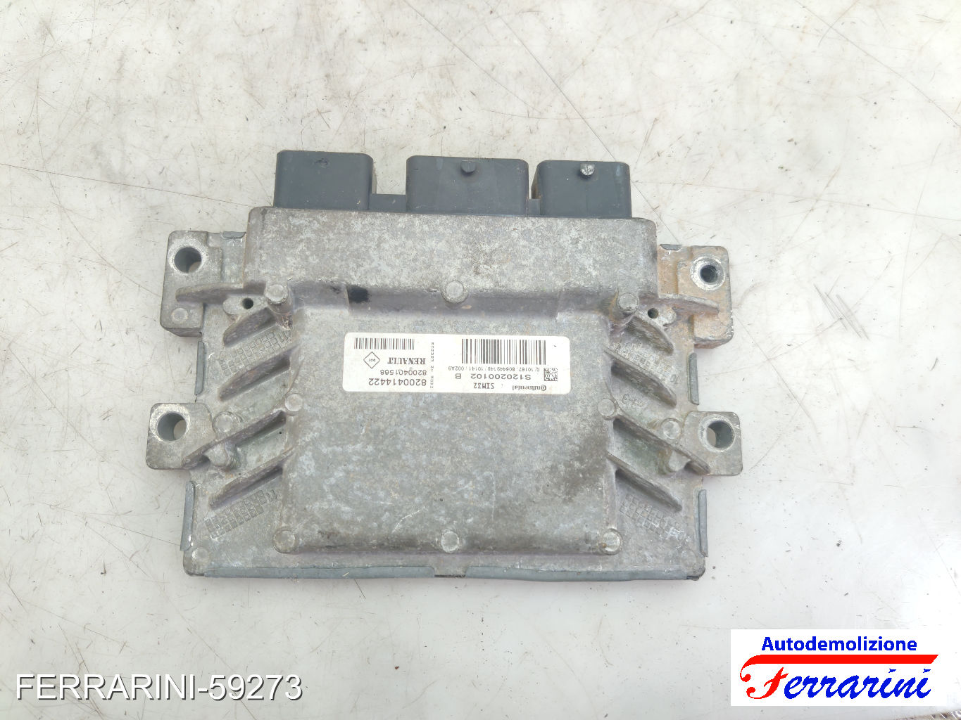 Centralina Motore RENAULT MODUS F/JP0 1.2 16V HI-FLEX 2008-2023 8200414422