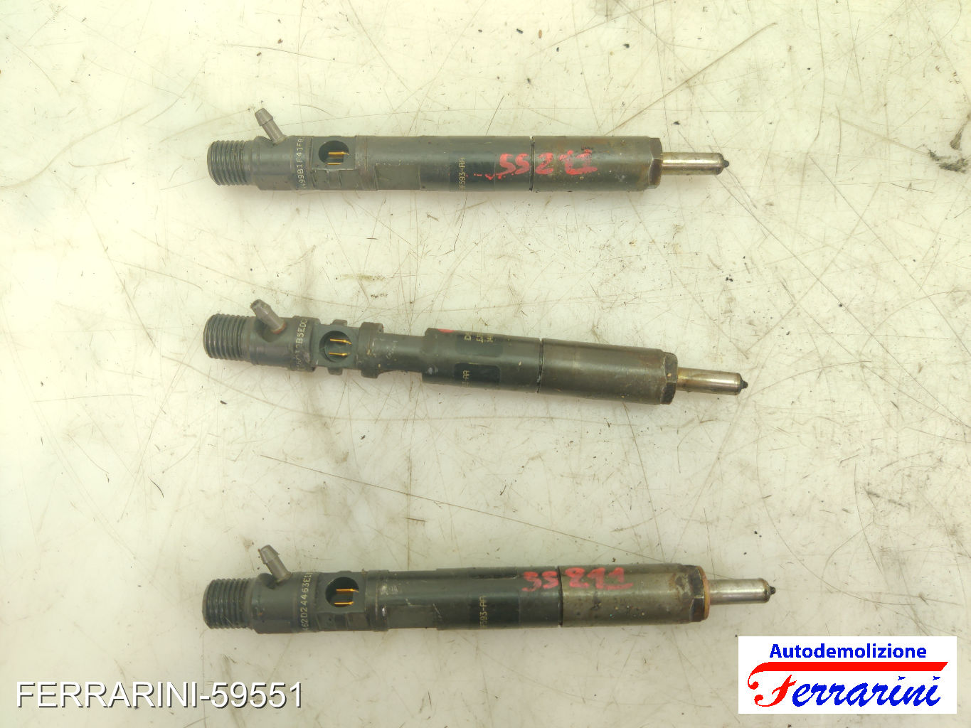 Iniettore FORD FOCUS DAW, DBW 1.8 TDCI 2001-2004 2T1Q9F593AA, 1219725 7