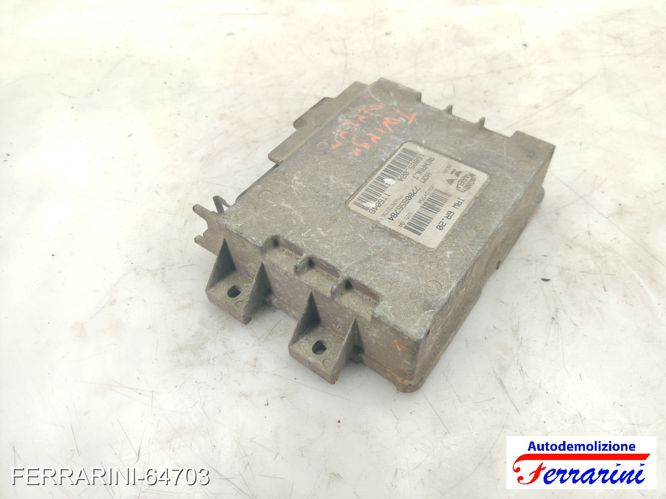 Centralina Motore RENAULT TWINGO 1 C06 1.2 1993-1996 7700870156, 7700856784