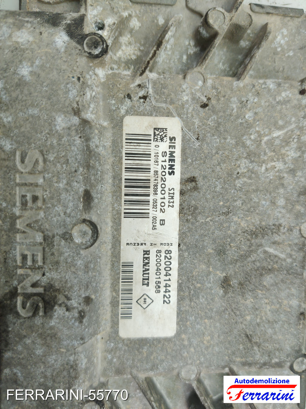 Centralina Motore RENAULT MODUS F/JP0 1.2 2004-2023 8200414422, 8200401568 7