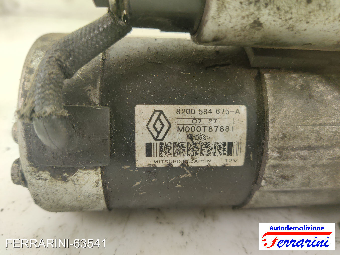 Motorino Avviamento RENAULT KANGOO FW0/1 1.5 DCI 85 2008-2023 8200584675 6