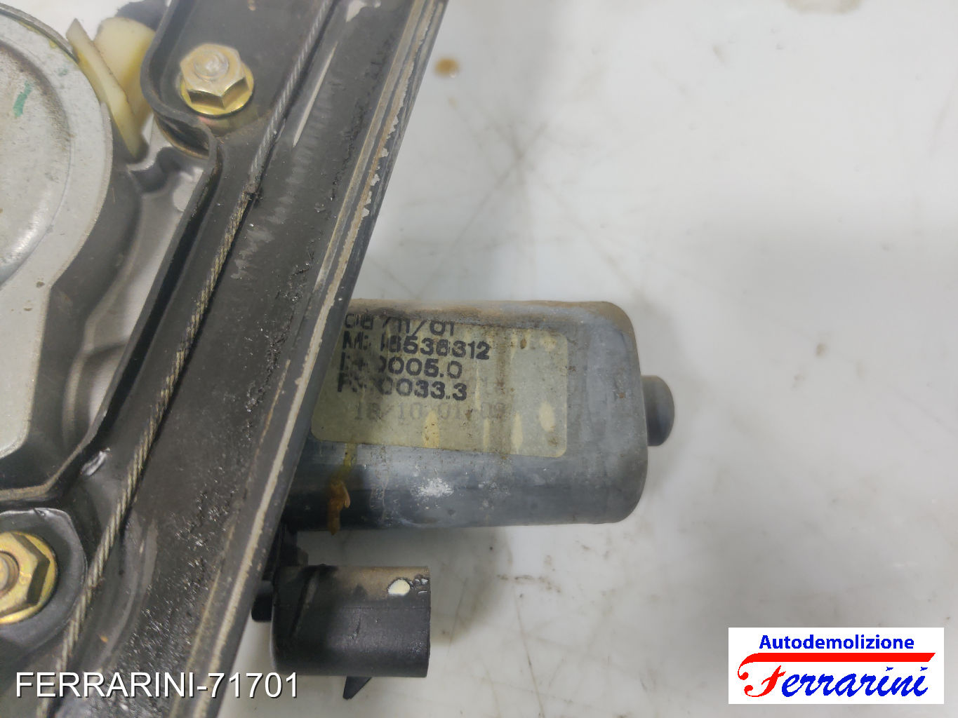 Motorino Alzavetro FIAT PUNTO 188 1.2 60 1999-2010 46536312, 51764550, 18536312