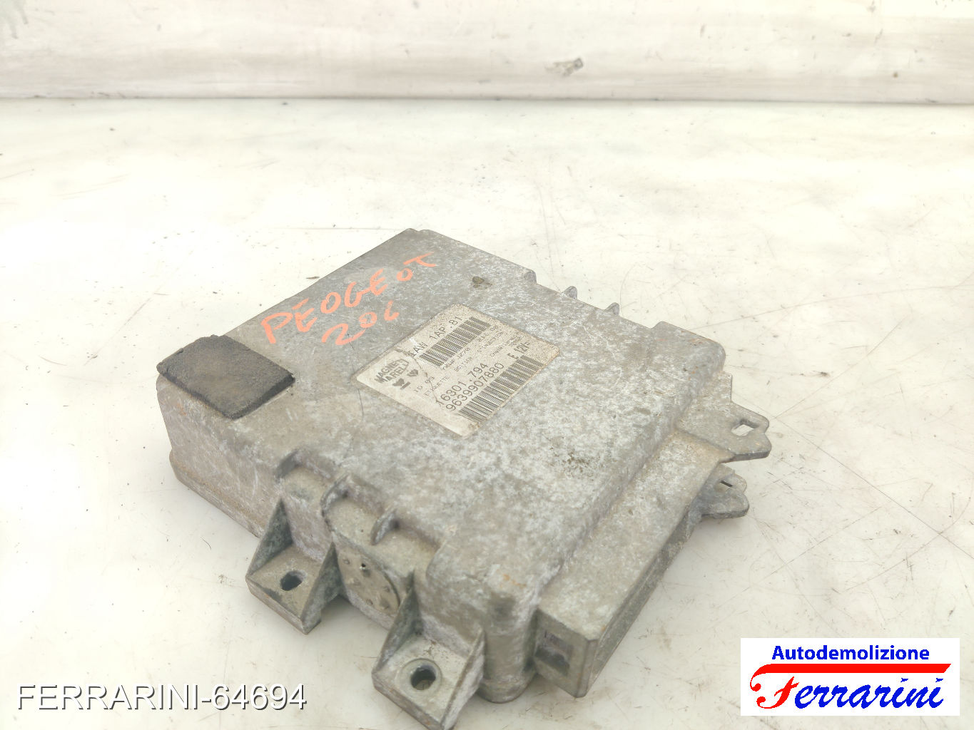 Centralina Motore PEUGEOT 106 2 1A, 1C 1.4I 1996-2004 9639907880, 16301794 6