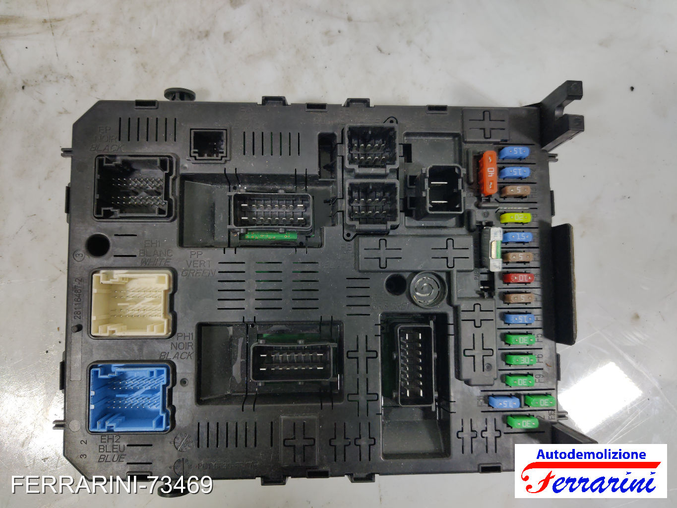 Body Computer CITROEN BERLINGO B9 1.6 HDI 90 2010-2017 9678476880, VK0100 6