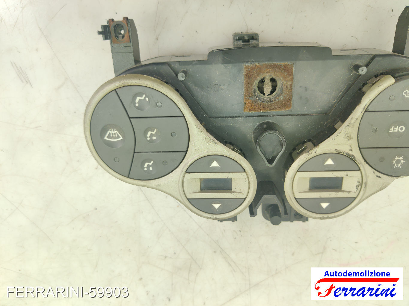 automatico bizona Tastiera Clima FIAT PANDA 169 2003-2012 anteriore, frontale 12