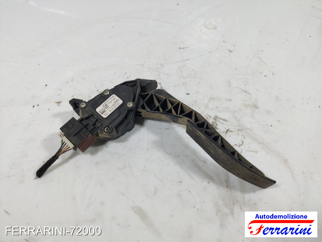 Pedale Acceleratore OPEL INSIGNIA A G09 2.0 CDTI 2008-2017 13237352