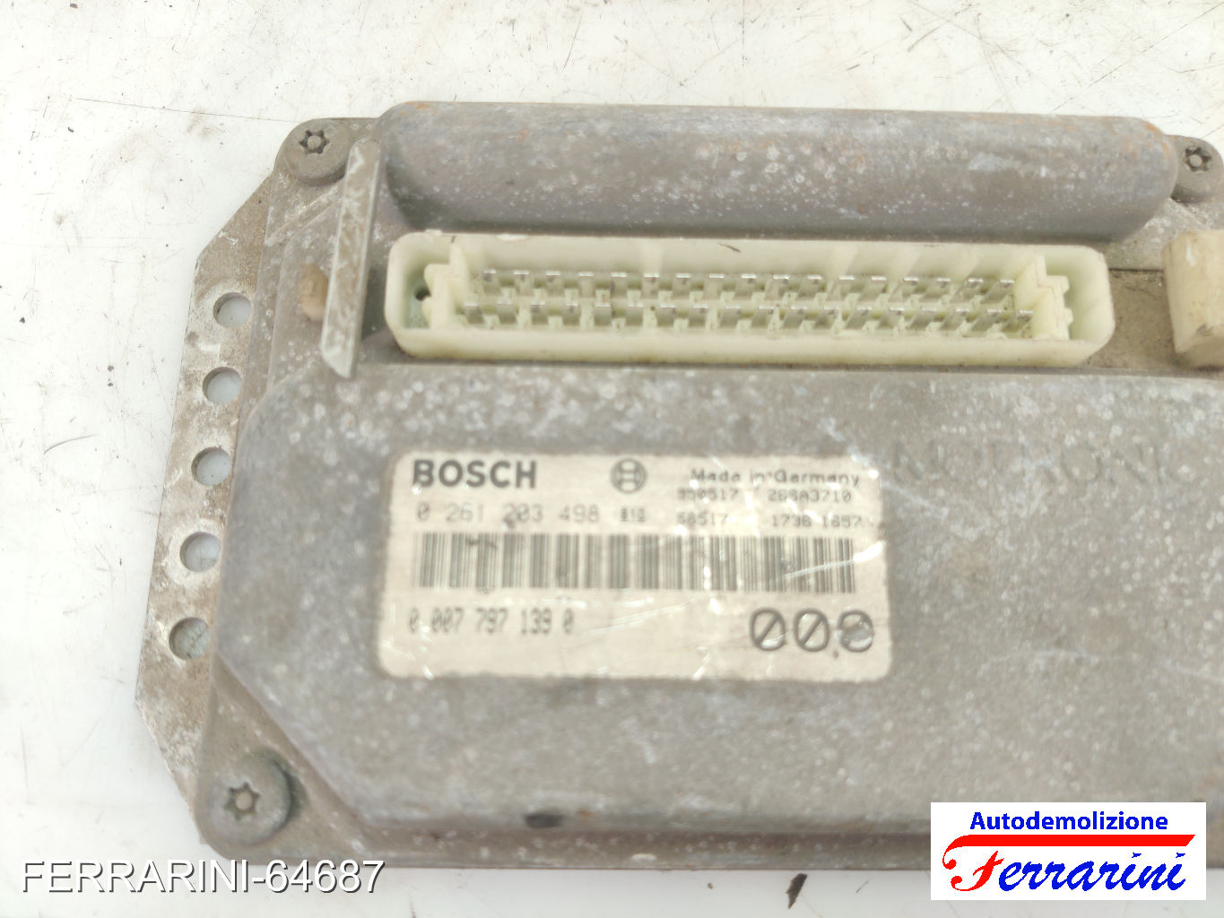 Centralina Motore FIAT UNO 146 1.1 1986-2006 00077971390, 268A3710, 261283498 8