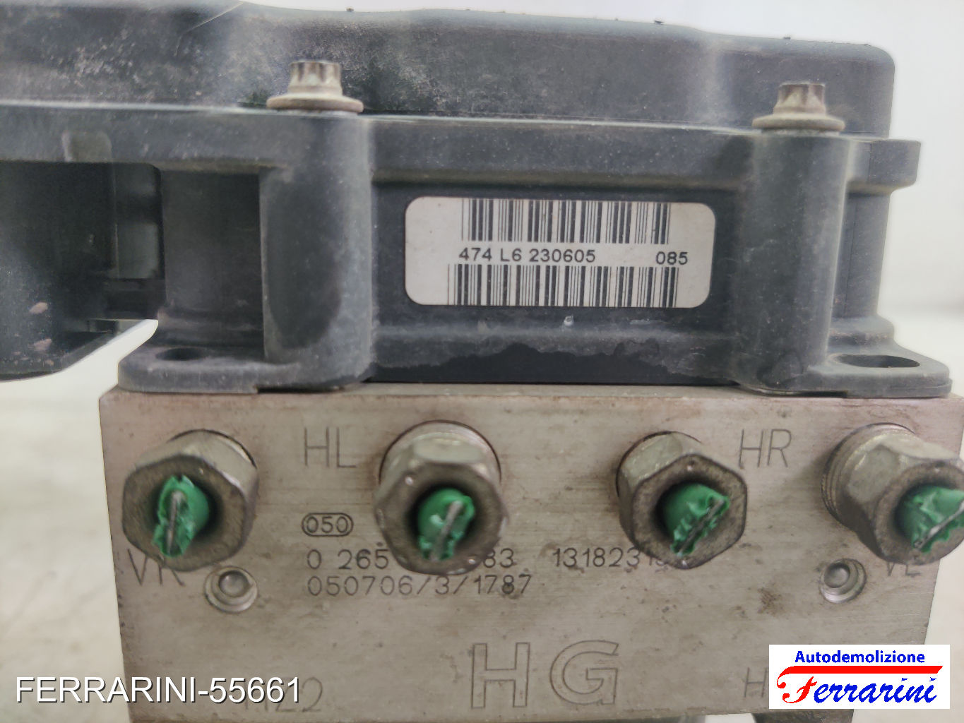 Centralina Pompa Abs OPEL CORSA C X01 1.0 2003-2009 13182319, 0265800443