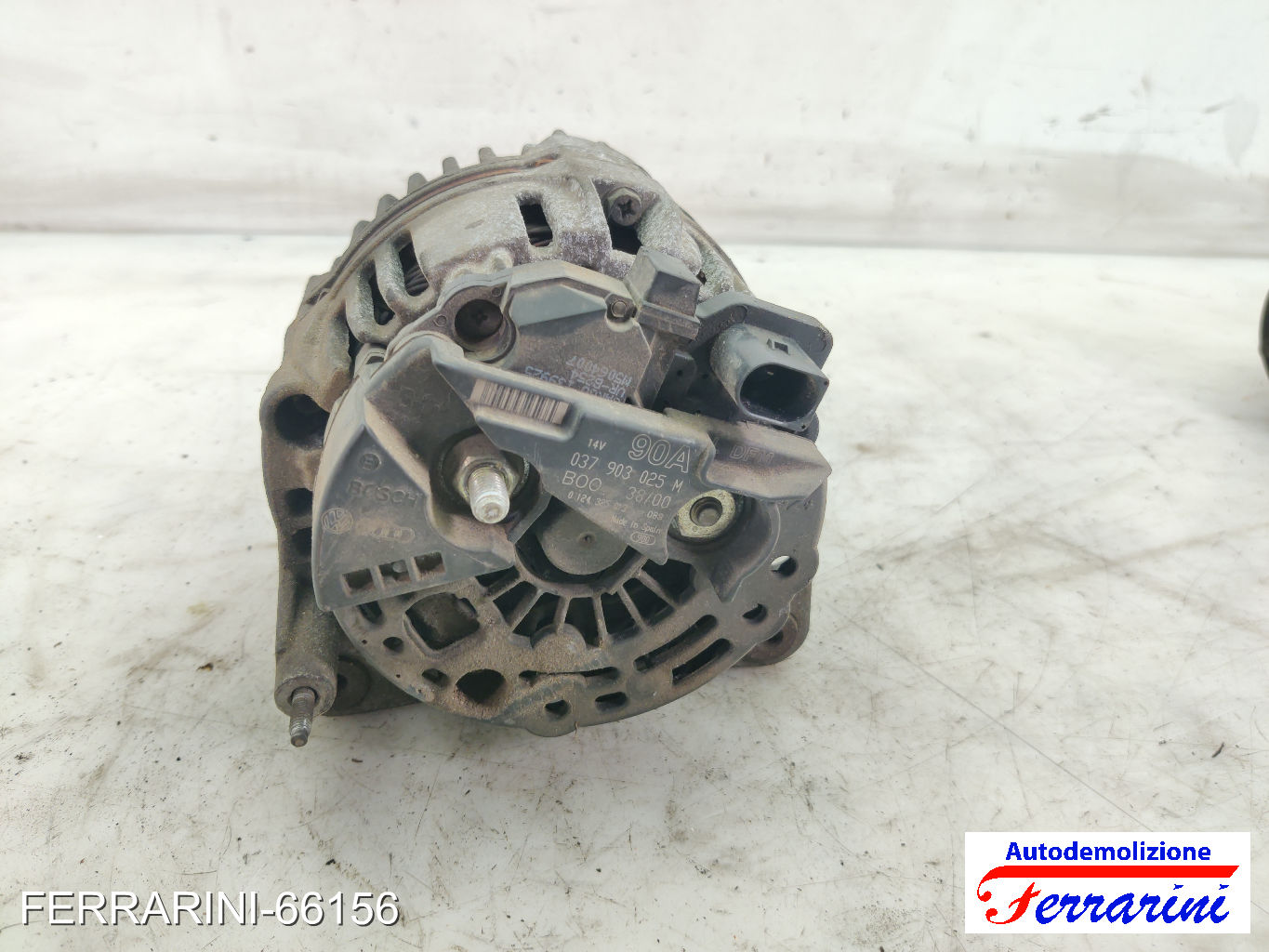 Alternatore VW POLO 6N2 1.4 16V 1999-2001 037903025M, 037903025H, 0124325013 7