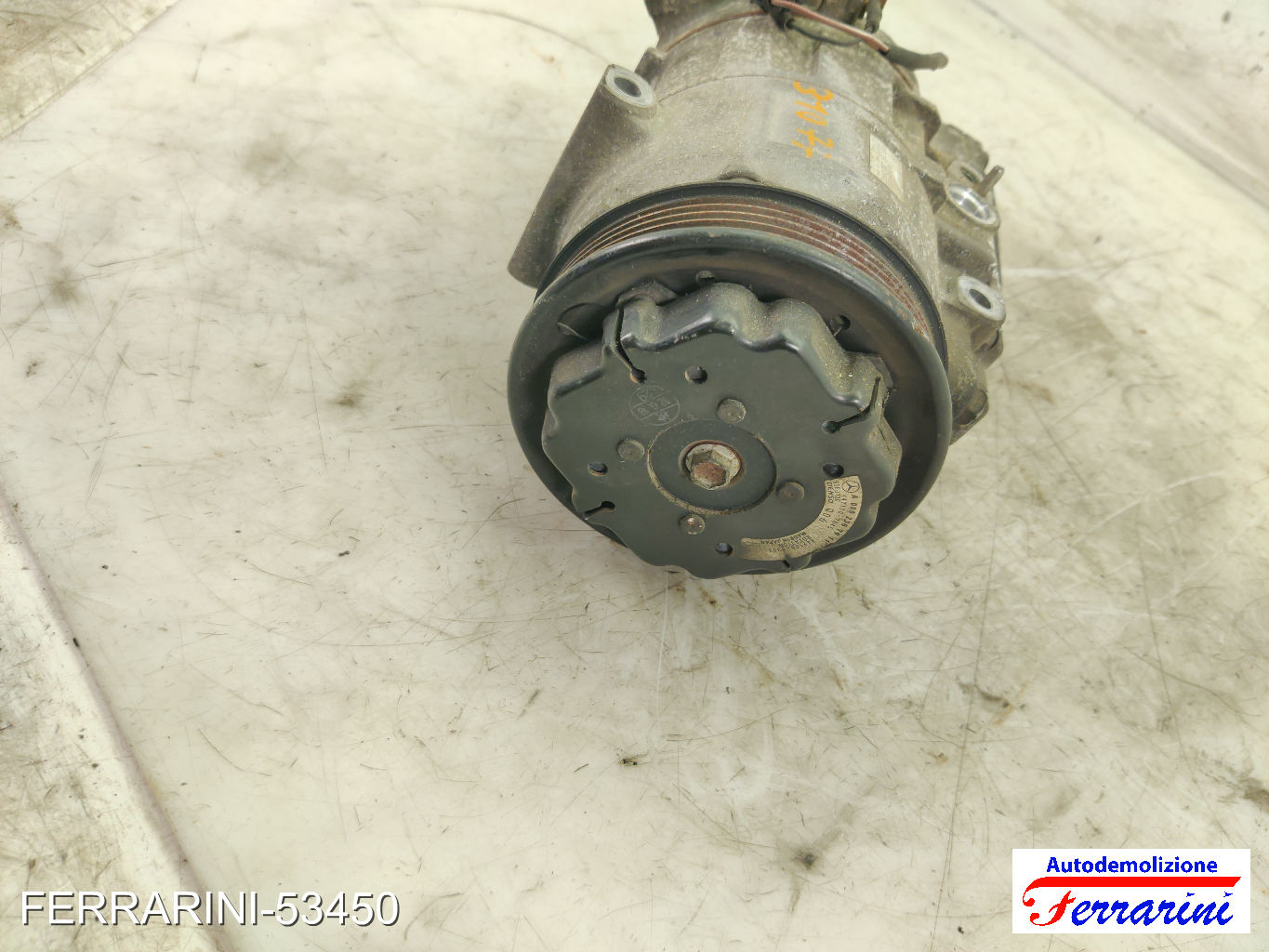 Compressore Clima MERCEDES CLASSE A W168 A 170 CDI 2001-2004 06D08602, 6SEU12C 6