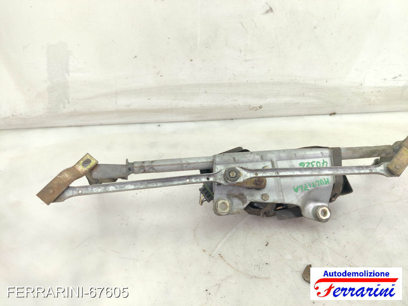 Spazzacqua Motorino Tergicristallo FIAT MULTIPLA 186 2002-2010 anteriore