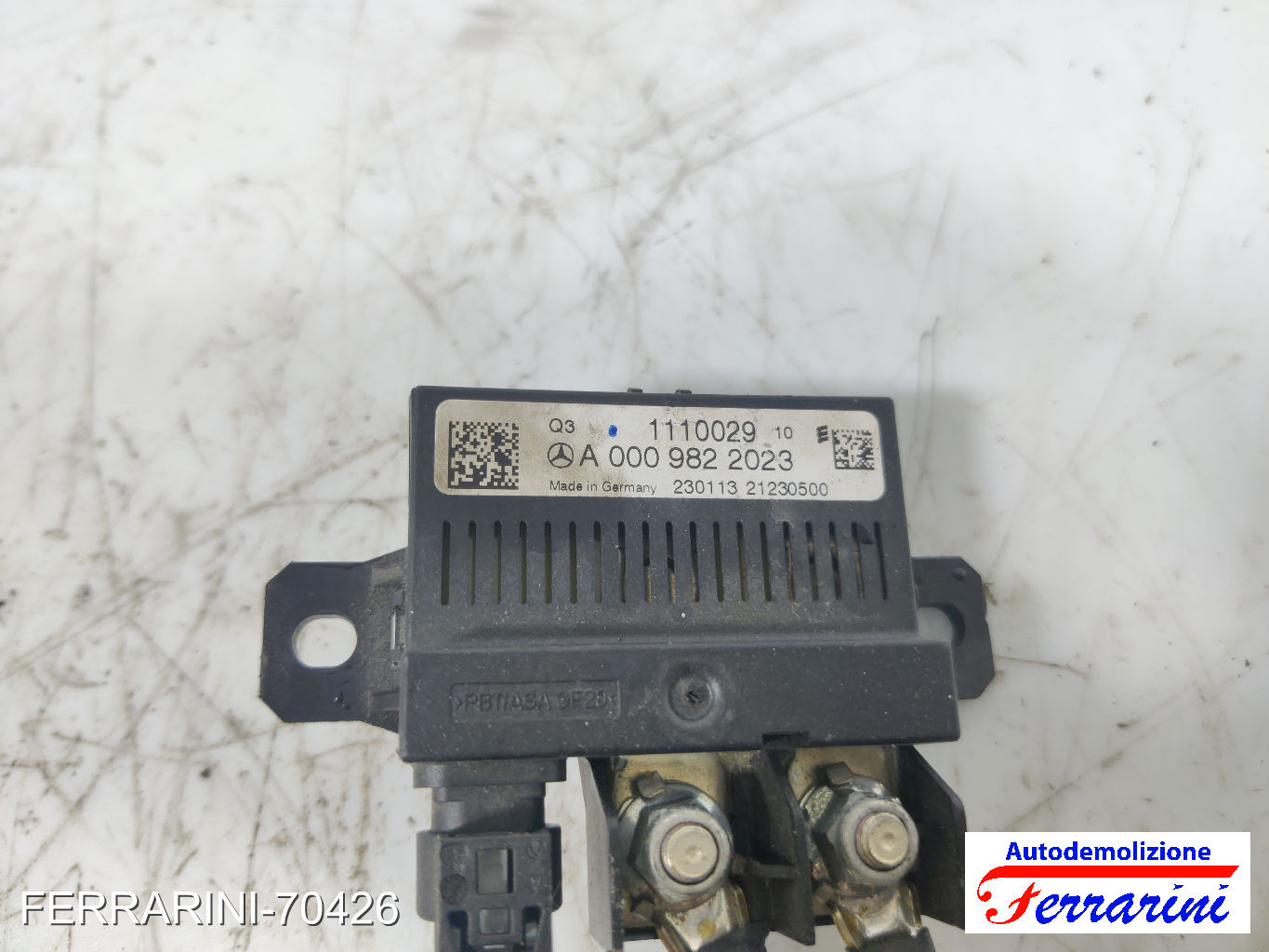 cavo centralina batteria MERCEDES CLASSE B W242, W246 B 180 CDI 2011-2014 7