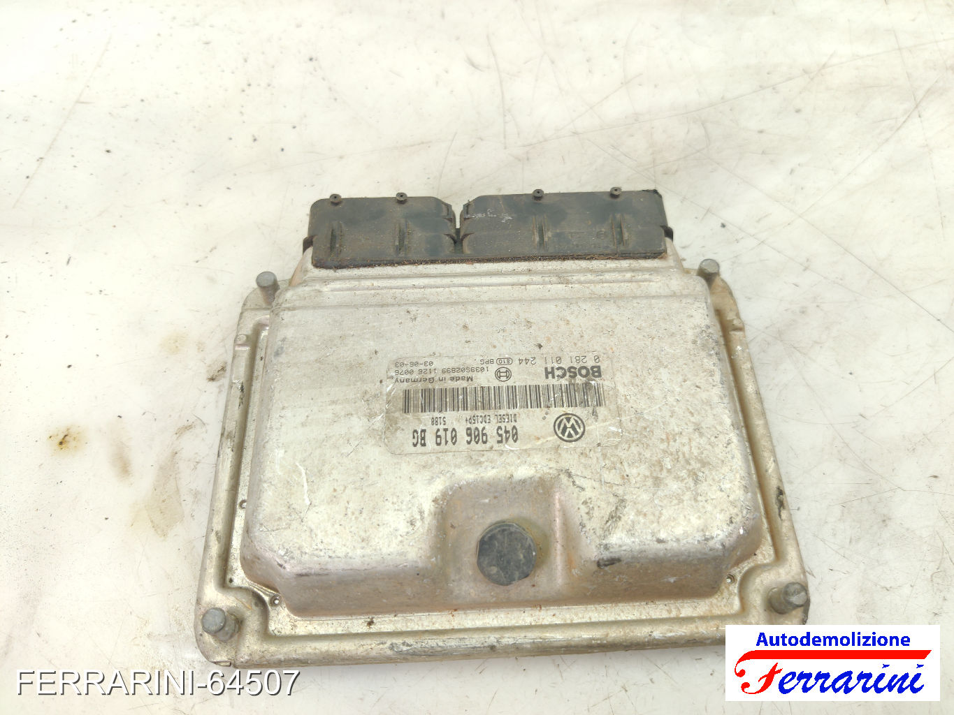 Centralina Motore SEAT IBIZA 3 6L1 1.4 TDI 2002-2005 045906019BG, 0281011244