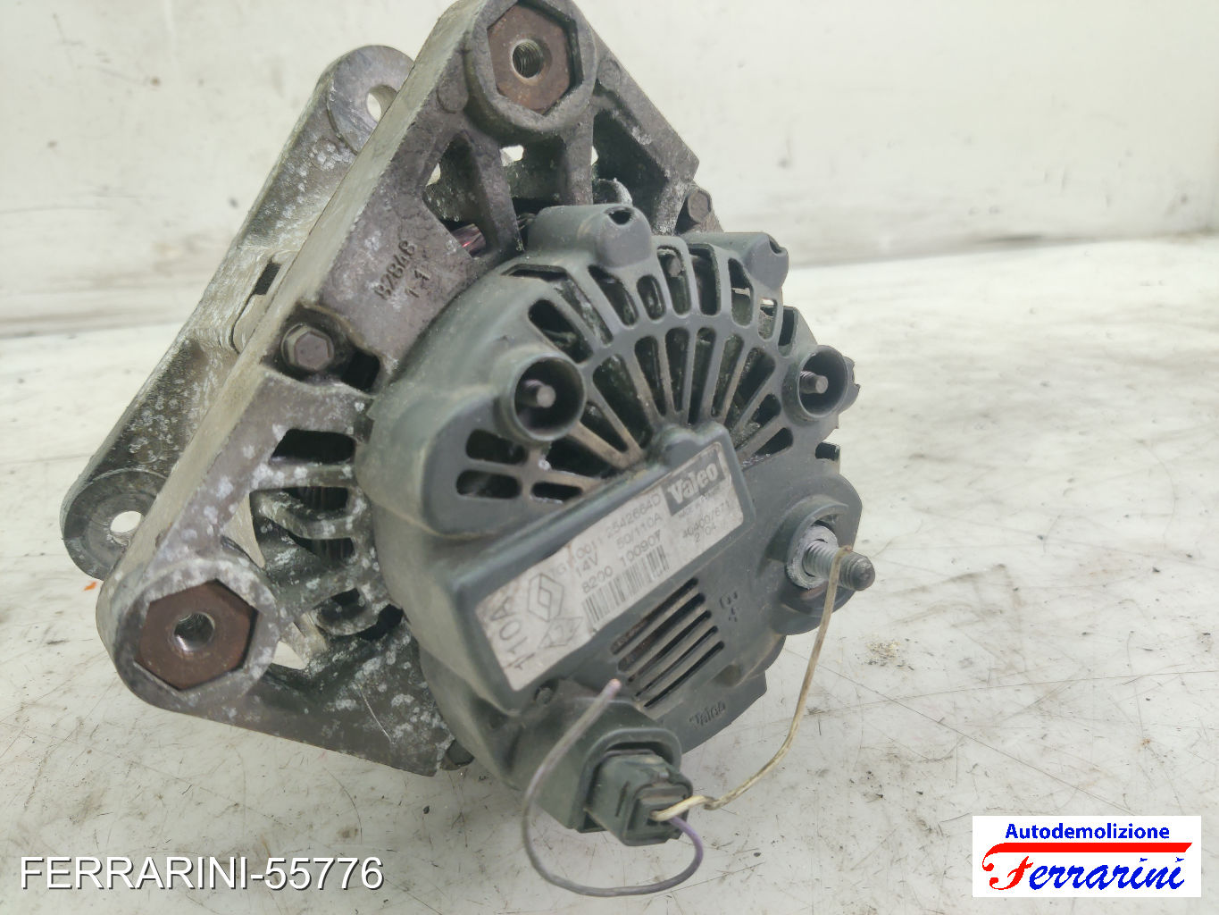 Alternatore RENAULT MEGANE 2 KM 1.5 DCI 2003-2009 8200100907, TG110011