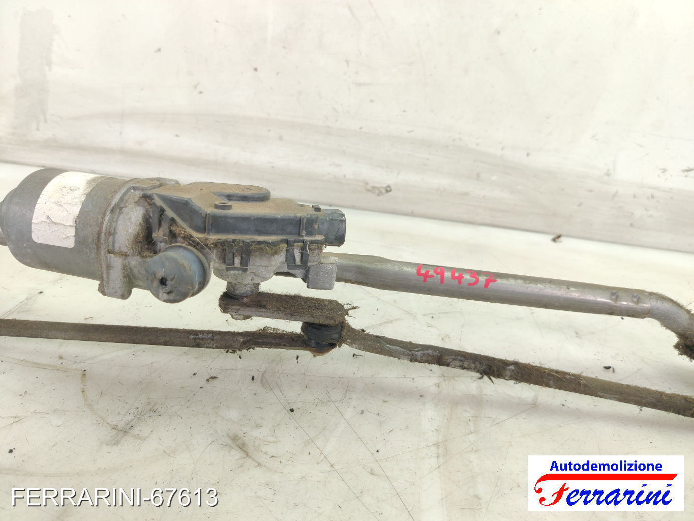 Spazzacqua Motorino Tergicristallo anteriore, frontale 1K1955023D, 49437 8