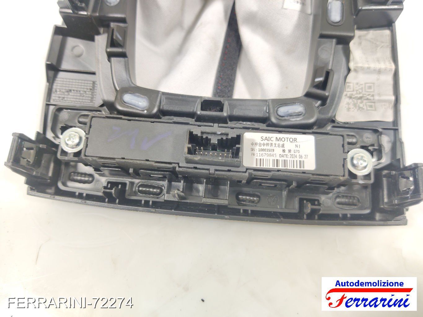 cornice cambio pomello Tunnel Centrale MG MG ZS SUV 2017-2023 10852221 9
