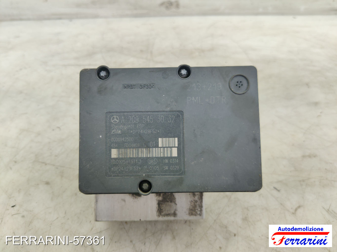 Centralina Pompa Abs MERCEDES CLASSE C W203 C 220 CDI 2000-2007 A0054310812